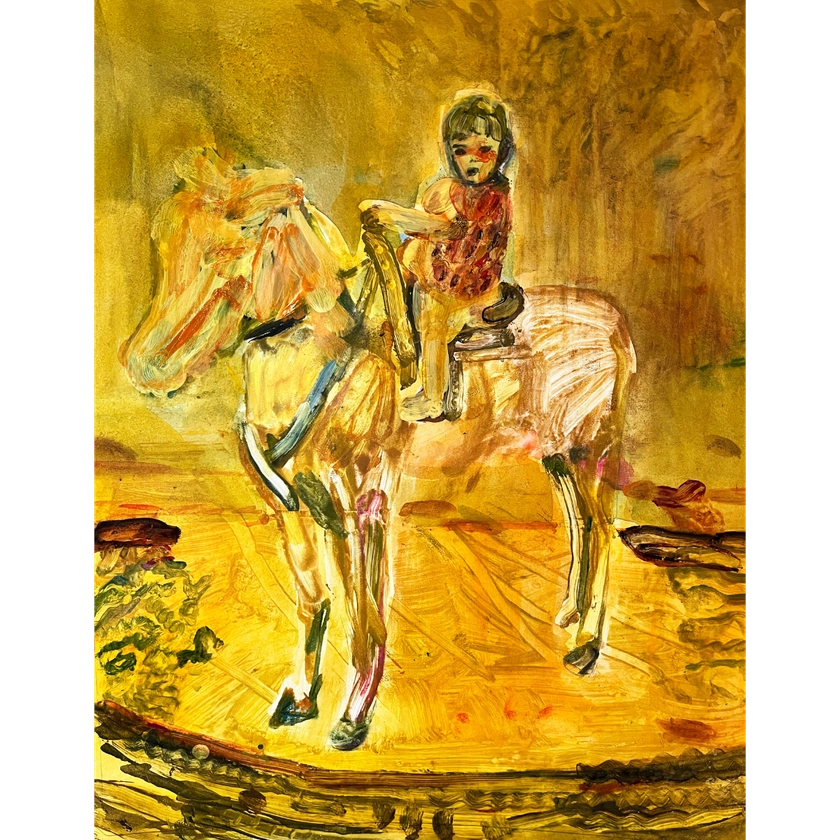 Memories of a Yellow Horse by MARTHA ZMPOUNOU — FELT COLLECTIONS