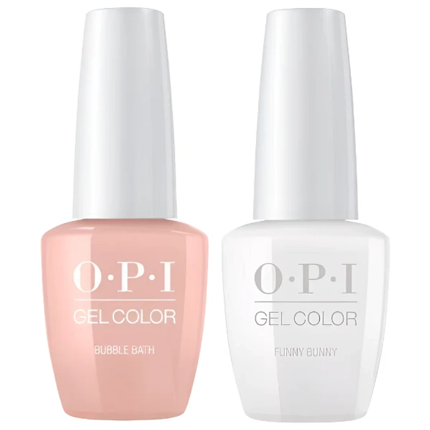 OPI GelColor Bubble Bath + Funny Bunny