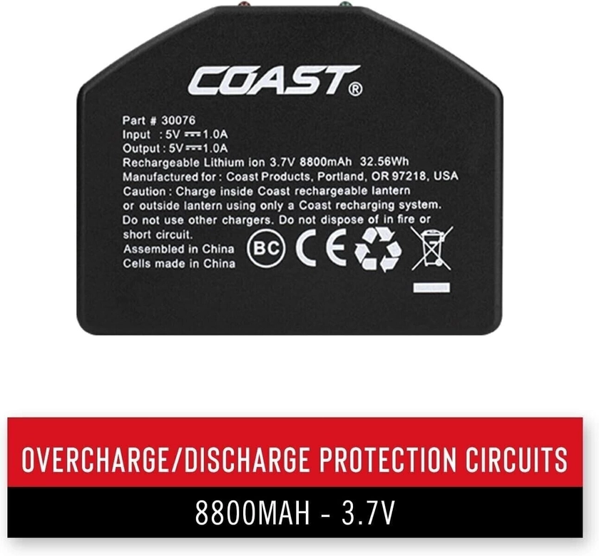 NEW Coast Zithion-X USB-C Rechargeable ZX1010 Battery