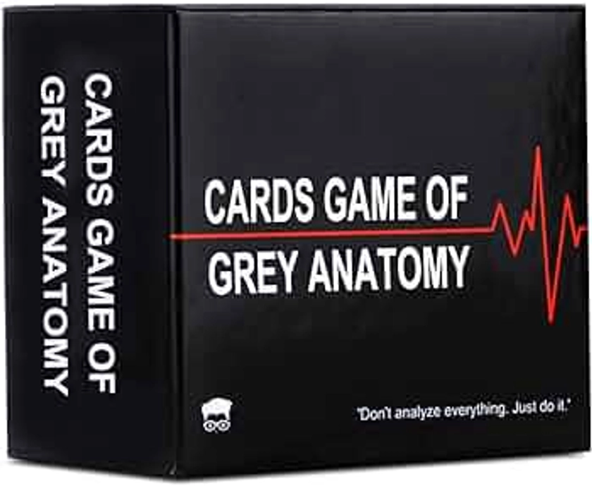 Cards Game of Grey Anatomy, Best Grey's Party Board Game with White and Black Cards, Questions and Answers Funny Game