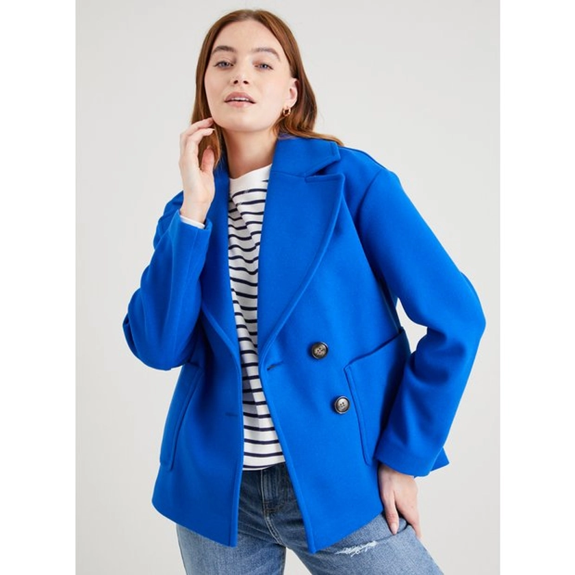 Blue Unlined Smart Blazer Coat 14