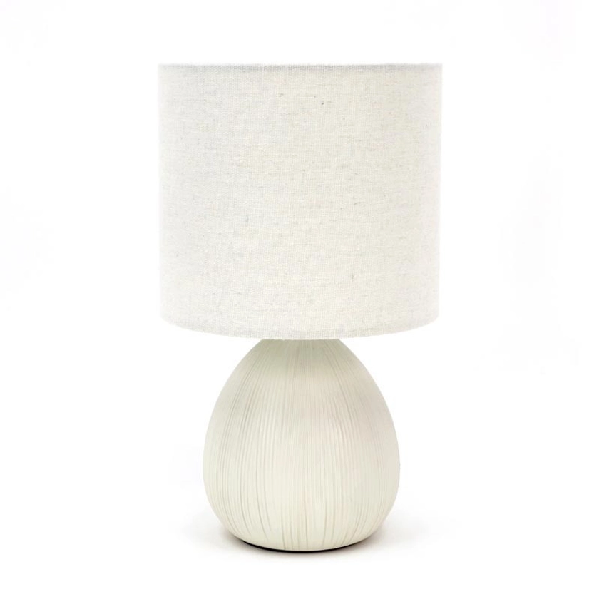 Lampe texturee creme