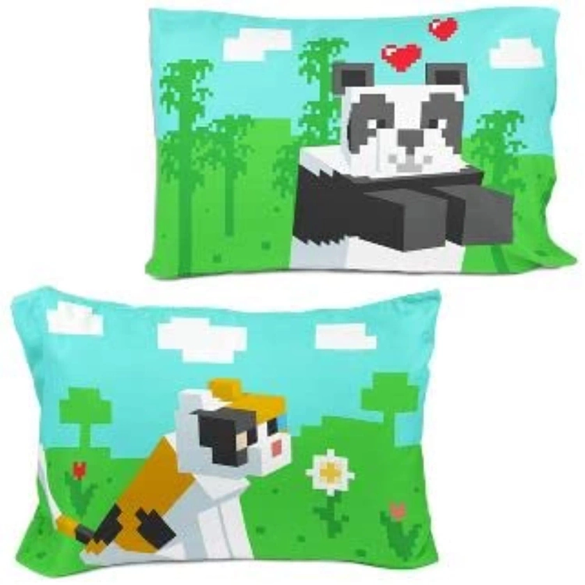 Minecraft Beautiful Day Reversible Pillowcase