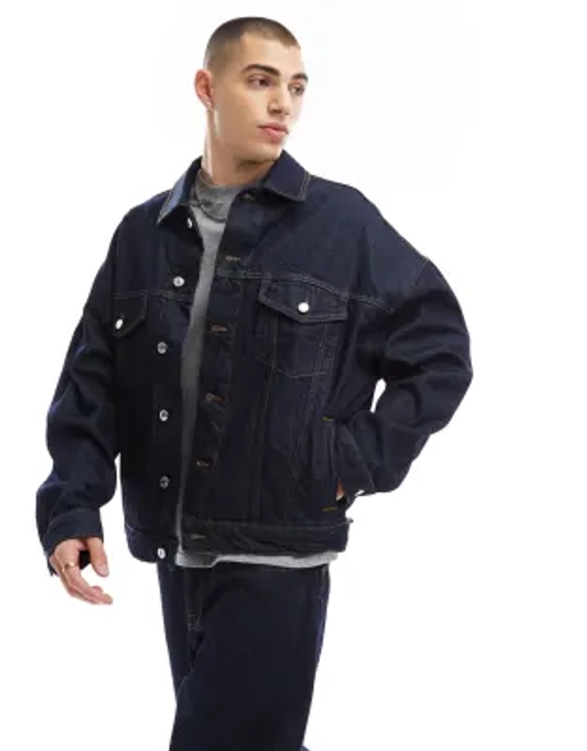 ASOS DESIGN - Veste camionneur oversize - Denim brut | ASOS