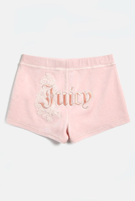 Almond Blossom Renaissance Crest Bamboo Velour Heritage Shorts