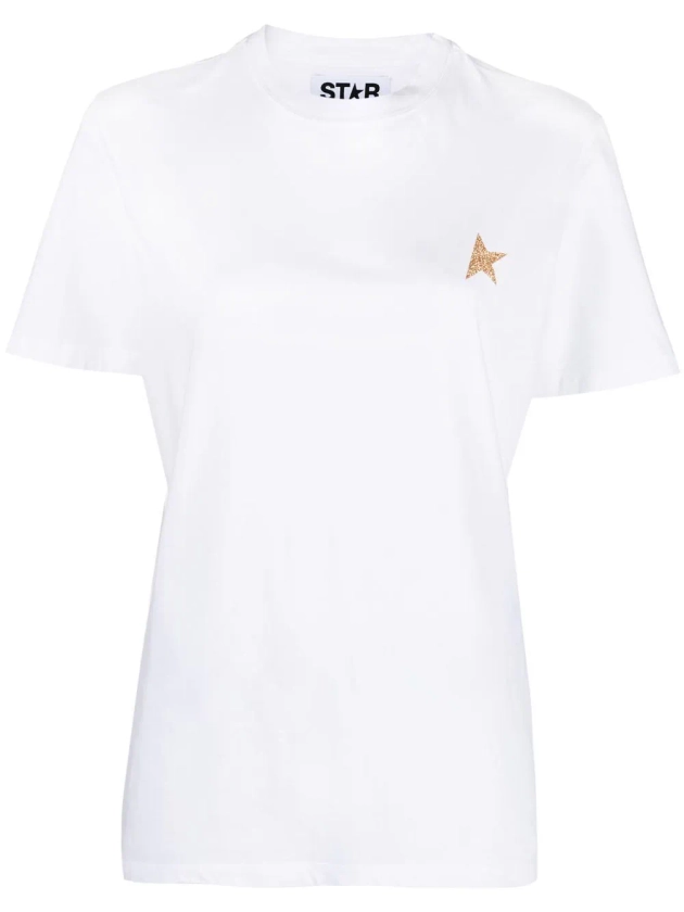 t-shirt en coton à imprimé étoile