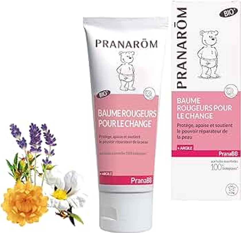 Pranarôm Baume change anti-rougeurs Bio Pranabb Protège apaise et répare Aux Huiles Essentielles Bio 100 ml Crème Anti-rougeurs