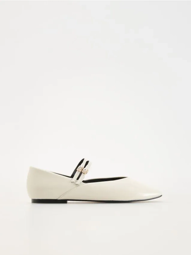 Ballerines en cuir Couleur Blanc - RESERVED - 533BD-00X