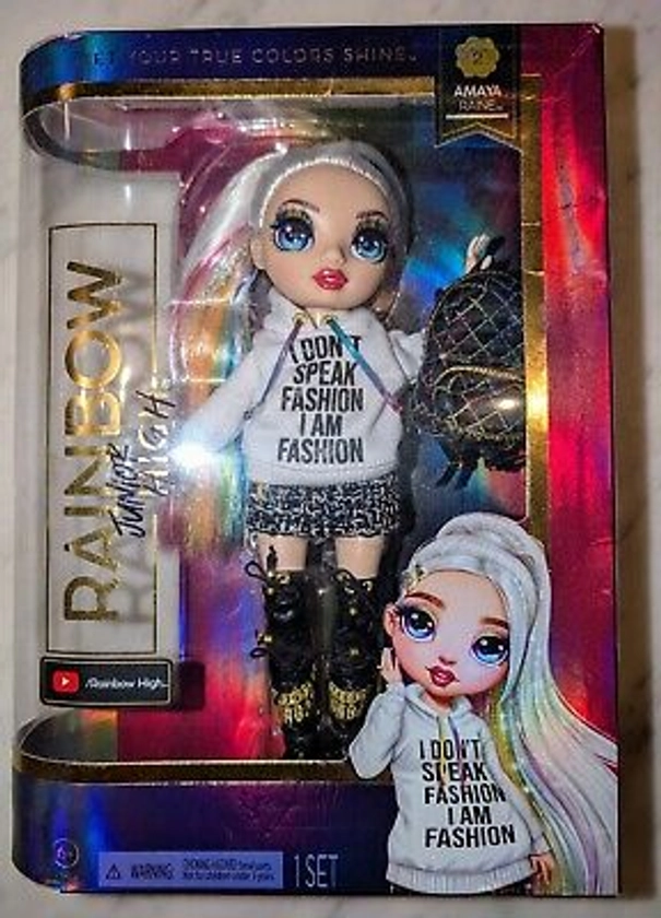 Rainbow High Jr High Series 2 Amaya Raine 9 In Fashion Doll Accessories Toy NIB