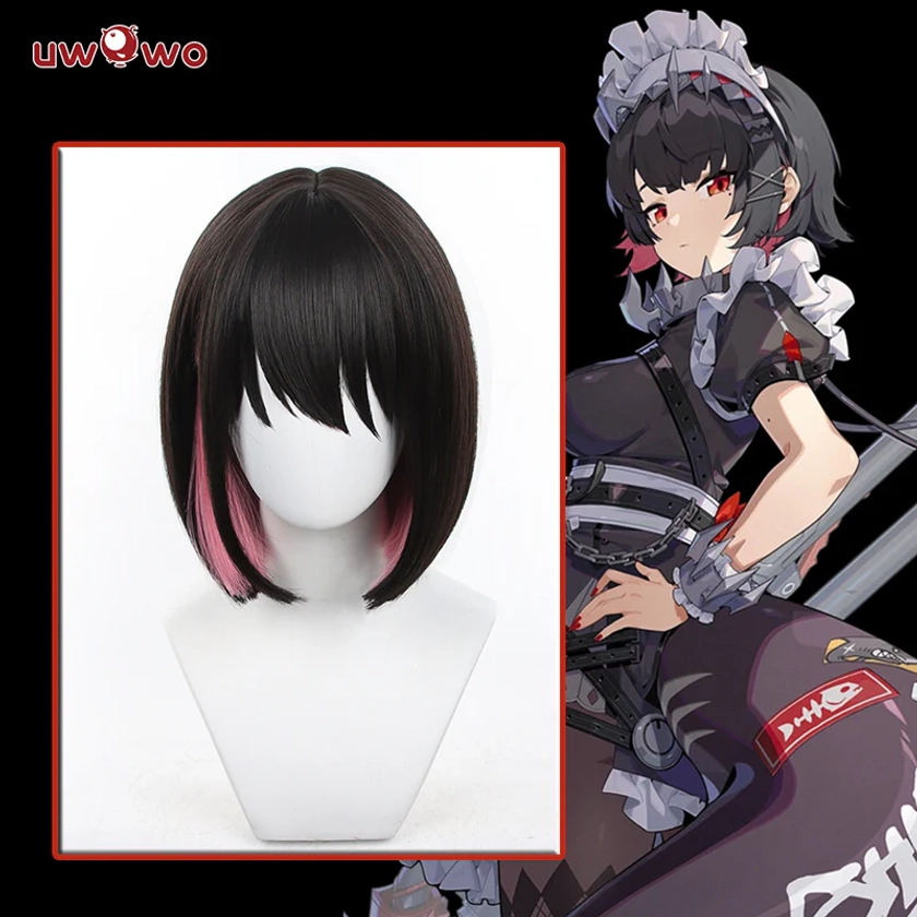 【In Stock】Uwowo Game Zenless Zone Zero/ZZZ Ellen Joe Maid Cosplay Wig 