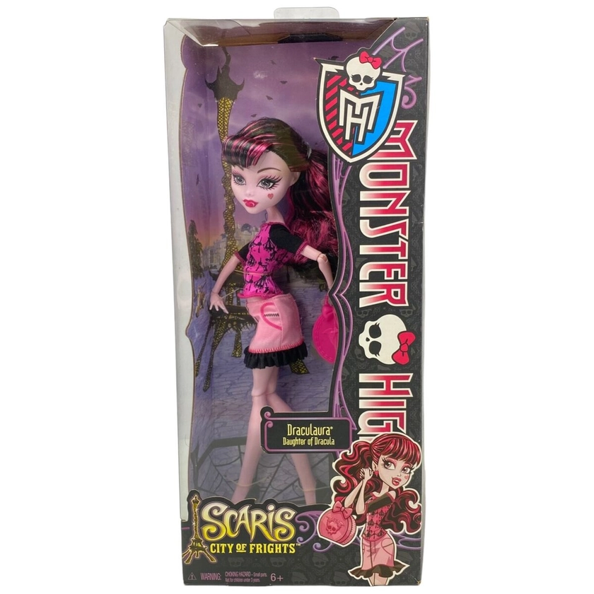 Monster High Draculaura Scaris City Of Frights Doll Daughter Of Dracula 2012 Mat