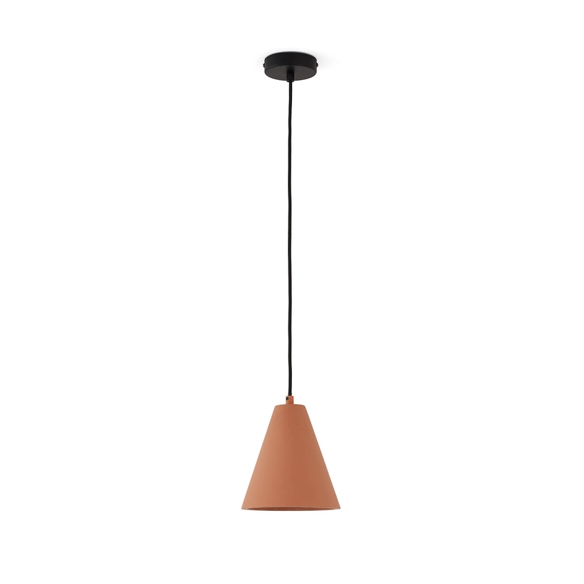 Suspension en béton terracotta Ø18 cm, Arida