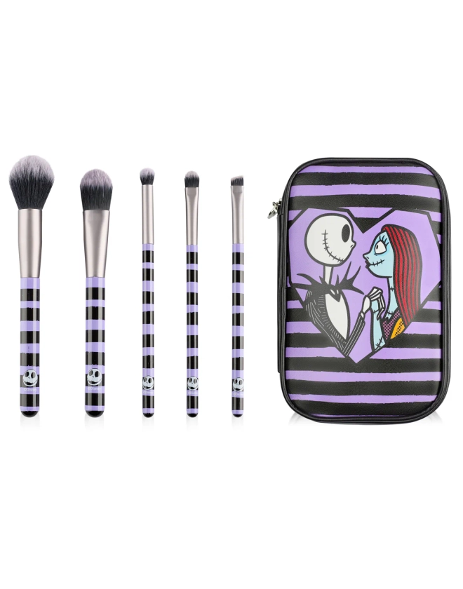 Disney The Nightmare Before Christmas Jack And Sally Makeup Brush Set