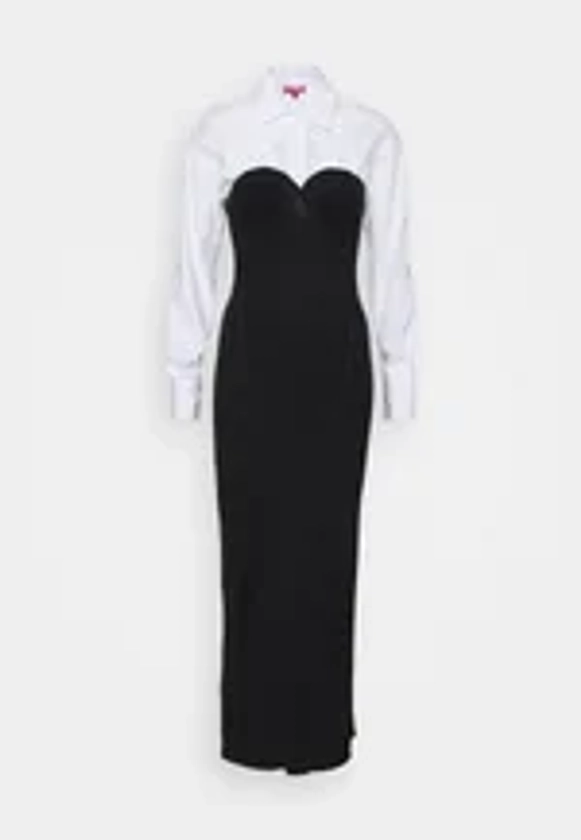 STAUD HAZEL DRESS - Robe de soirée - black/white/noir - ZALANDO.FR
