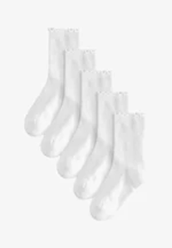 5 PACK - REGULAR FIT - Chaussettes - white