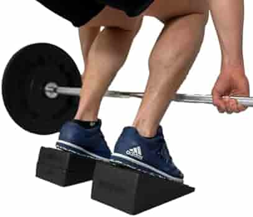 MuscleForge® Squat Wedge Block – Étirement du mollet pour étirements, mobilité et squat – Planche inclinée pour la mobilisation : Amazon.com.be: Sports et Loisirs