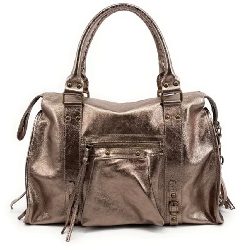 Sacs tendance femme | Sac à main en cuir irisé SANDSTORM