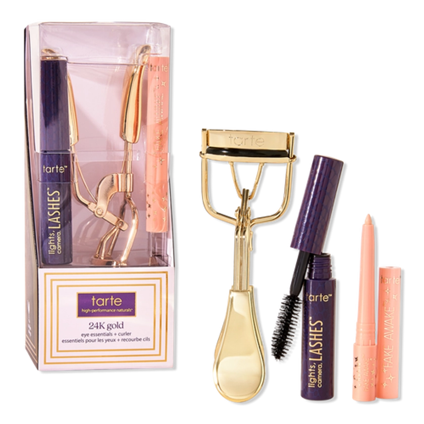 24K Gold Eye Essentials + Curler - Tarte | Ulta Beauty