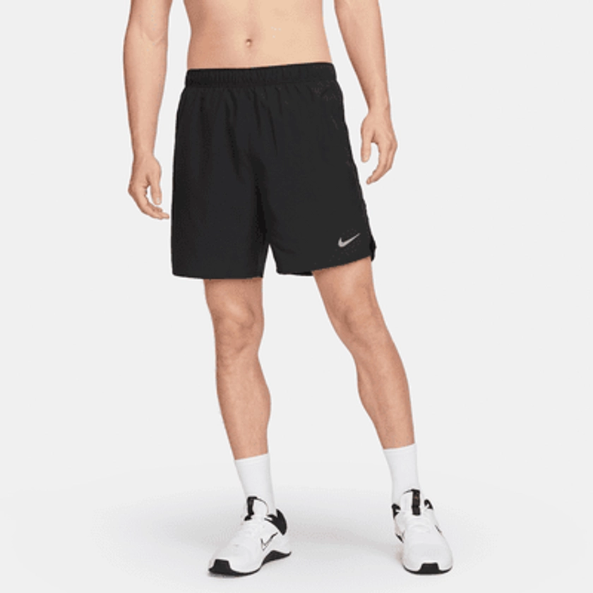 Short de running avec sous-short intégré 18 cm Dri-FIT Nike Challenger pour homme