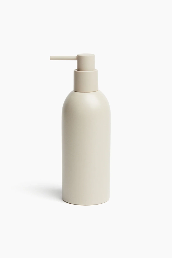 Distributeur de savon en grès cérame - Beige clair - Home All | H&M FR