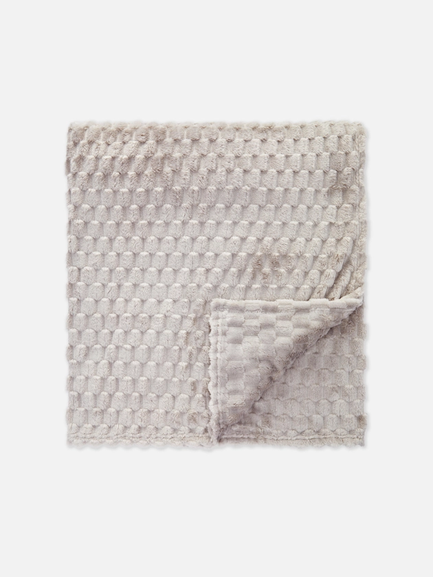 Super Soft Honeycomb Texture Throw