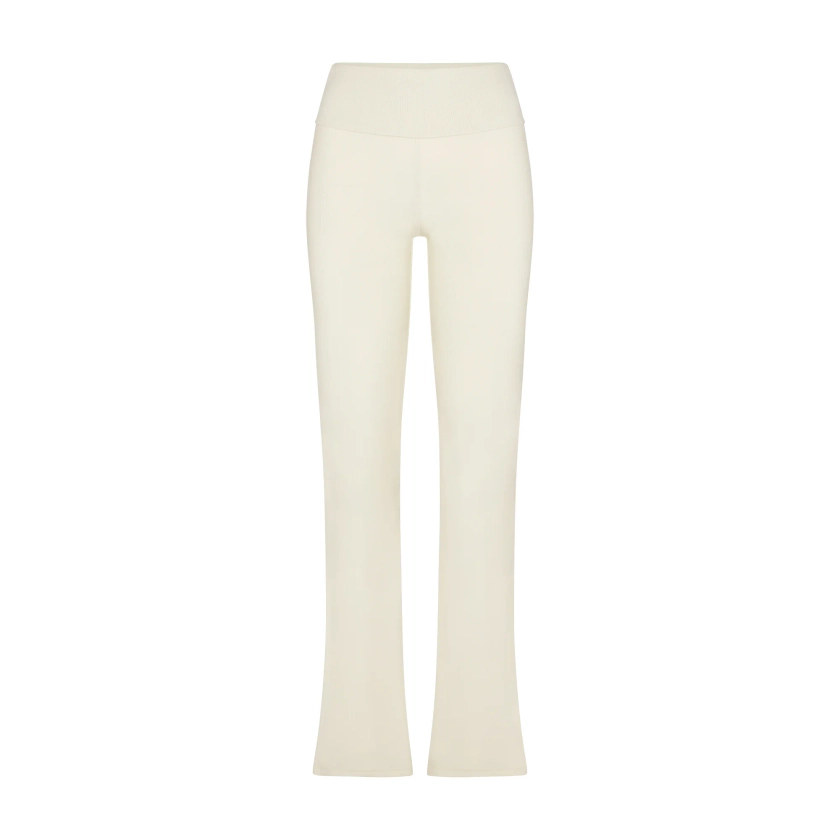 SOFT LOUNGE FOLDOVER PANT | BONE