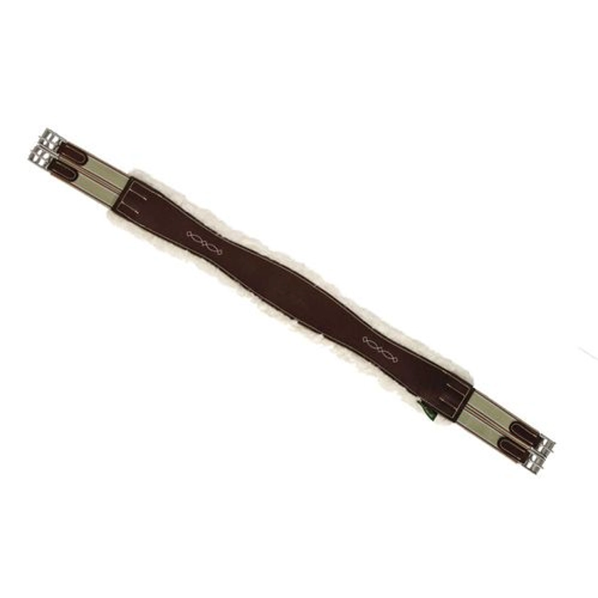 Marcel Toulouse Shaped Leather Girth with Replaceable Sheepskin Lining | Dover Saddlery