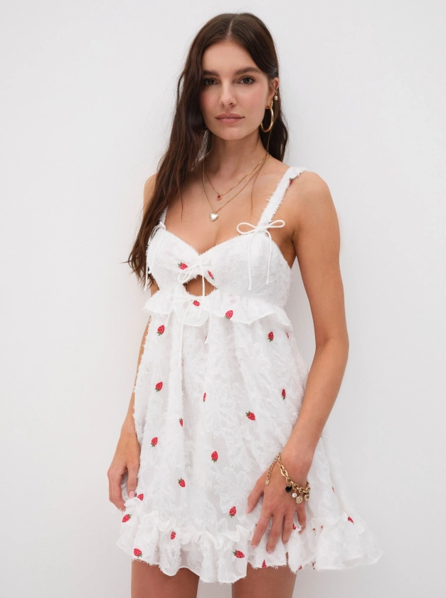 Tesoro Mini Dress — White