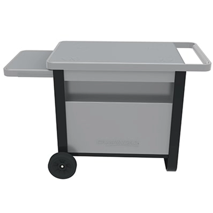 Chariot Deluxe pour Planchas 2 feux et Barbecues Attitude