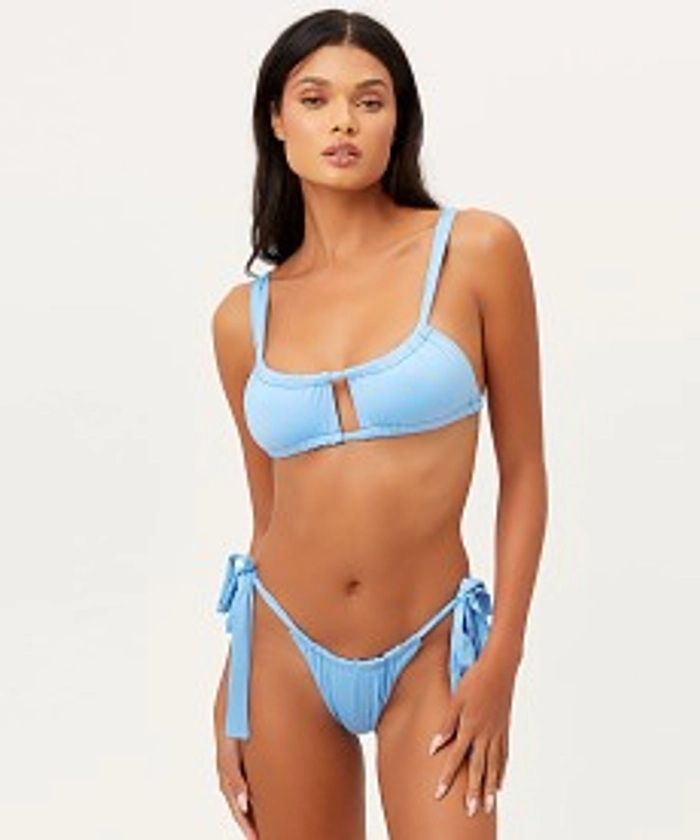 Frankie's Bikinis Willow Bikini Bottom Chambray