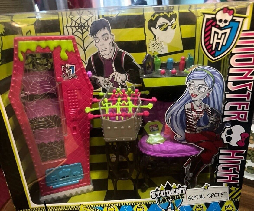 monster high student lounge playset