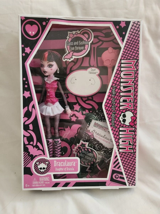 Monster High Doll Draculaura FIRST WAVE 2009 - New in Box