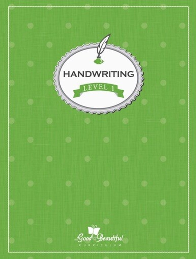 Handwriting Workbook: Level 1