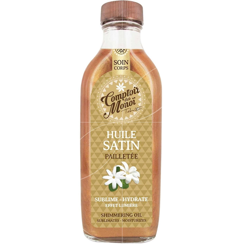 Comptoir des Monoï - Huile satin pailletée - 100ml