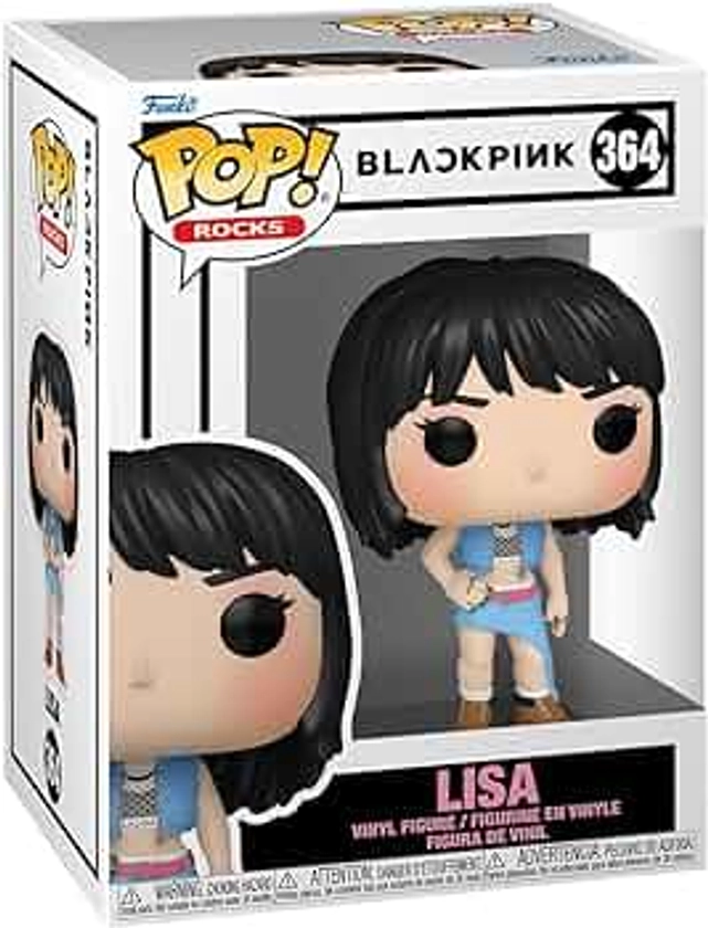 Funko Pop! Rocks: Blackpink - Lisa - Figurine en Vinyle à Collectionner - Idée de Cadeau - Produits Officiels - Jouets pour Les Enfants et Adultes - Music Fans