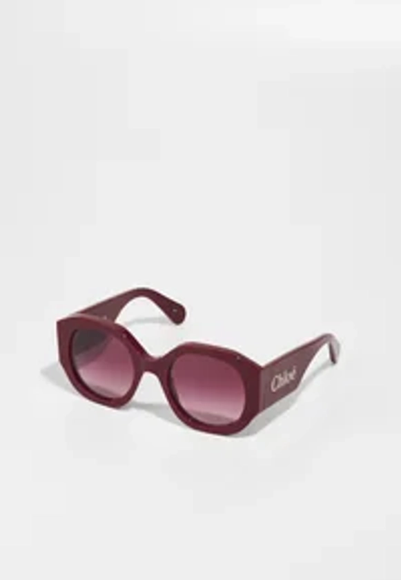 CHLOÉ Lunettes de soleil - burgundy/bordeaux - ZALANDO.FR