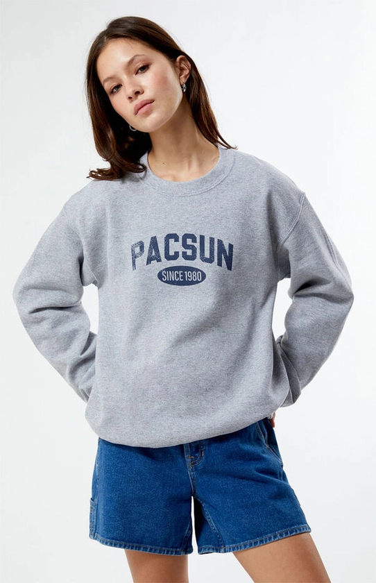 PacSun Distressed Crew Neck Sweatshirt | PacSun