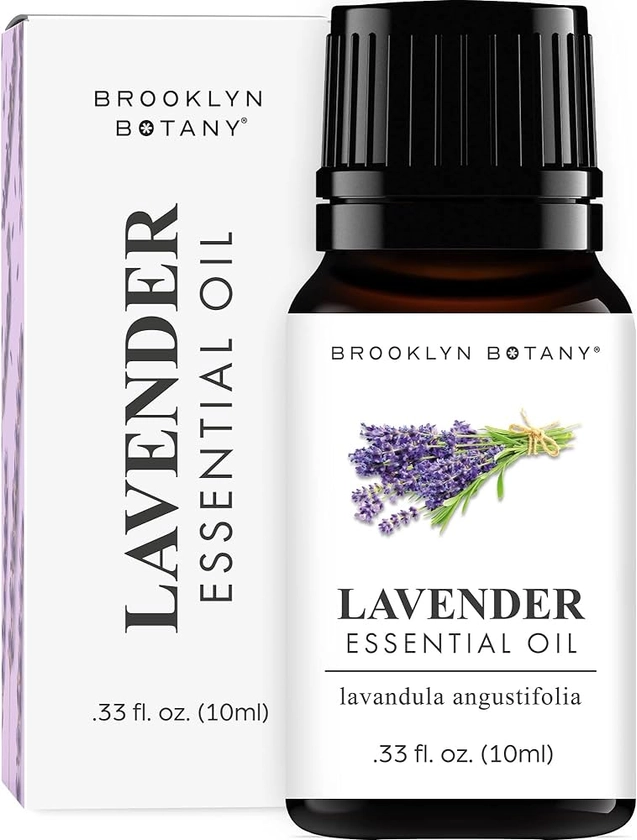 Amazon.com: Brooklyn Botany Lavender Essential Oil - 100% Pure and Natural - Premium Grade Essential Oil - for Aromatherapy and Diffuser - 0.33 Fl Oz : Health & Household