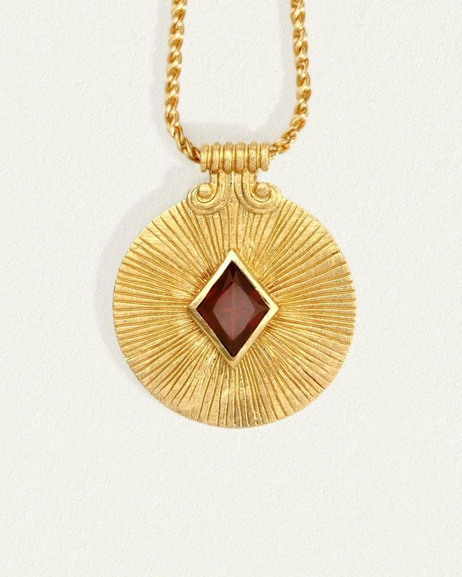 Sol Necklace Gold Vermeil