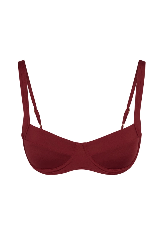 Sorrento Top - Burgundy