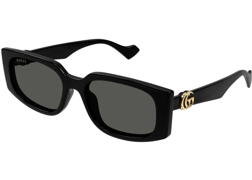 Gucci GG Logo Rectangle Sunglasses Black (GG1534S-001)