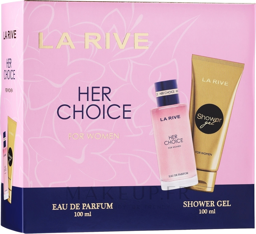 La Rive Her Choice - Set (eau de parfum/100ml + gel douche/100ml) | Makeup.fr
