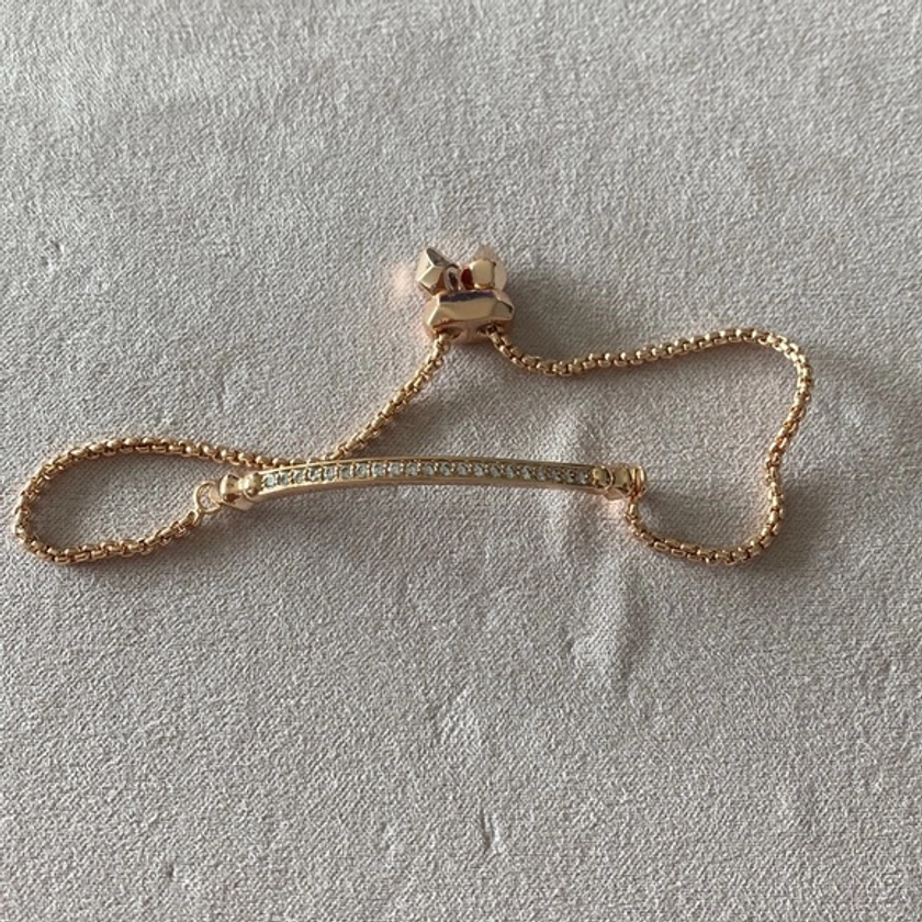 Kendra Scott it adjustable chain bracelet in rose gold
