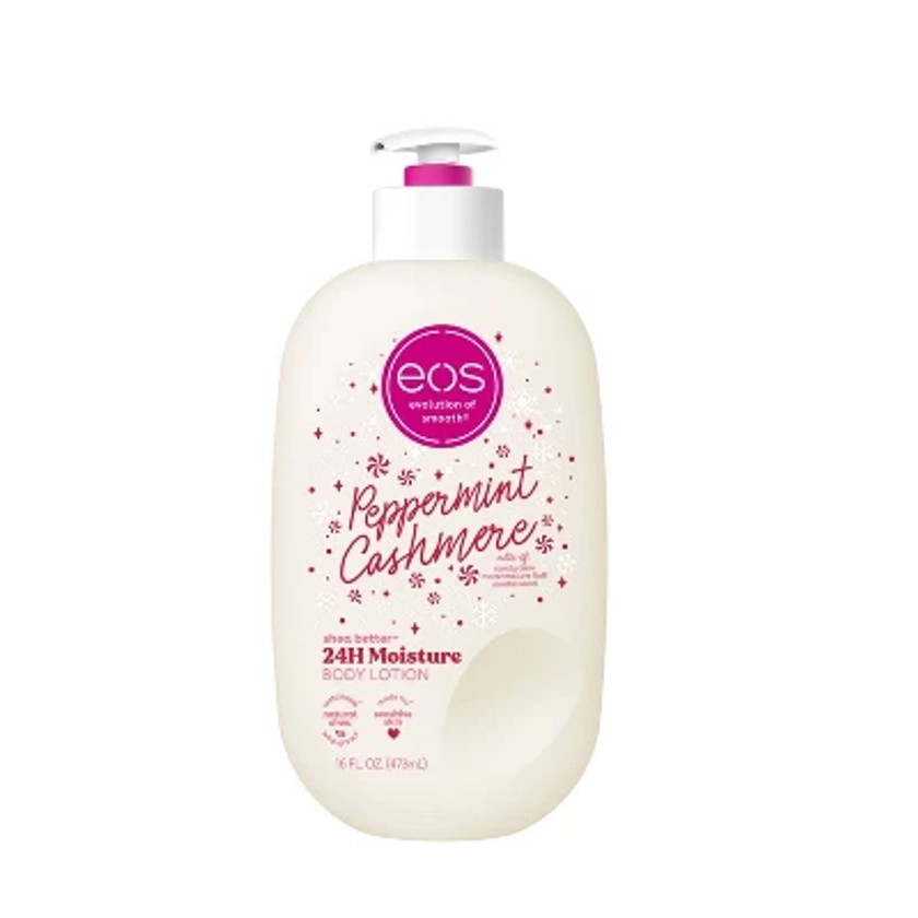 eos Shea Better Holiday Body Lotion – Peppermint Cashmere - 16  fl oz