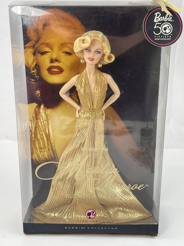 Marilyn Monroe Barbie Doll Blonde Ambition NEW SEALED 50th Anniversary NIB 2008