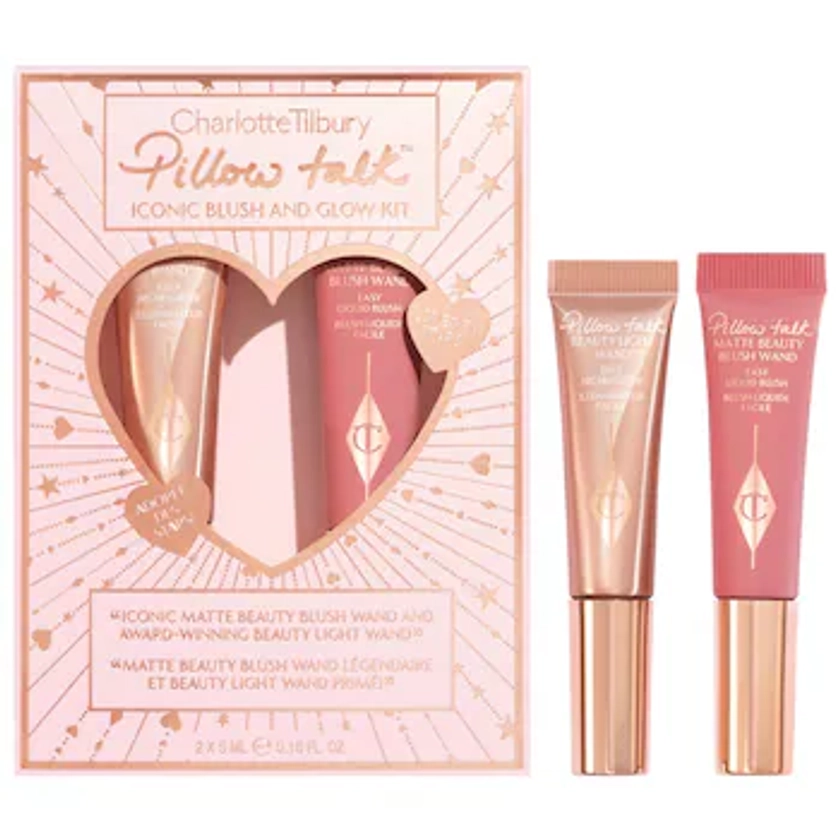 Mini Pillow Talk Iconic Blush and Glow Kit Set - Charlotte Tilbury | Sephora