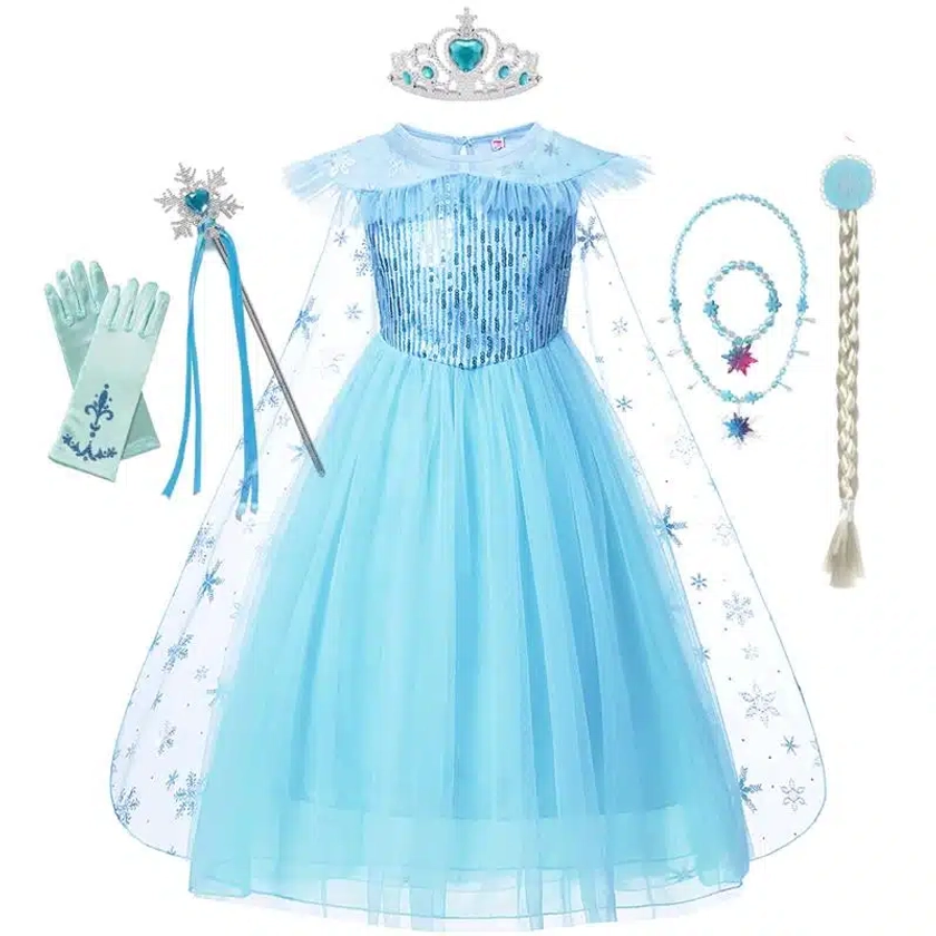 Robe la Reine des Neiges Elsa pour enfants • Enfant World