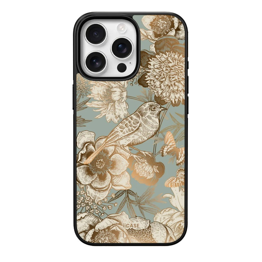 Vintage Botanical Floral iPhone Case - Elegant Protection