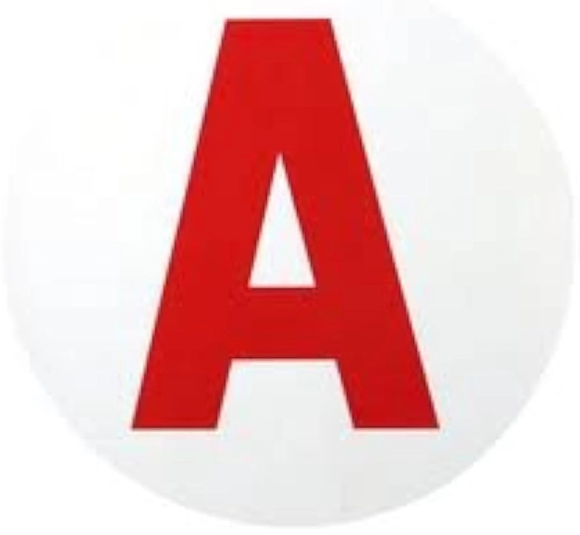 Amazon.fr : Panneau magnétique avec mention « A » (pour jeunes conducteurs en France)