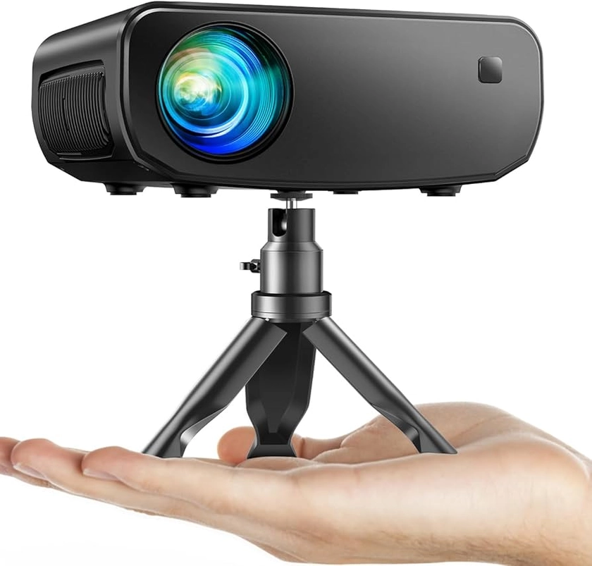 Projecteur, ELEPHAS 2024 WiFi Mini Projecteur Full HD 1080P, 15000 Lux Projecteur Portable Compatible avec iOS/Android/Smartphone/Tablet/PC/TV Stick/USB (Trépied Inclus) : Amazon.fr: High-Tech